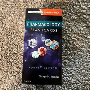 Pharmacology Flashcards in great condition